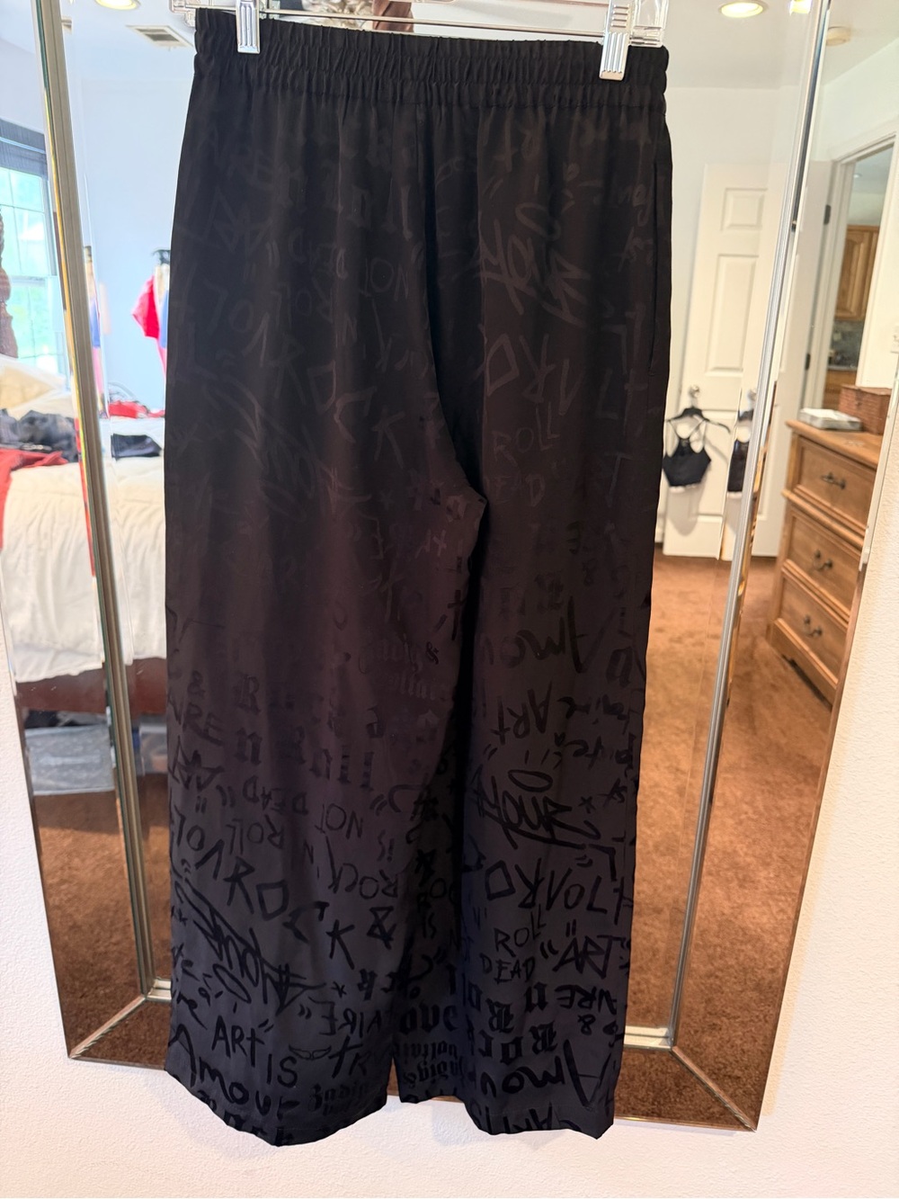 Zadig & Voltaire Black Label with White and Red Embroidery - Picture 3 of 4